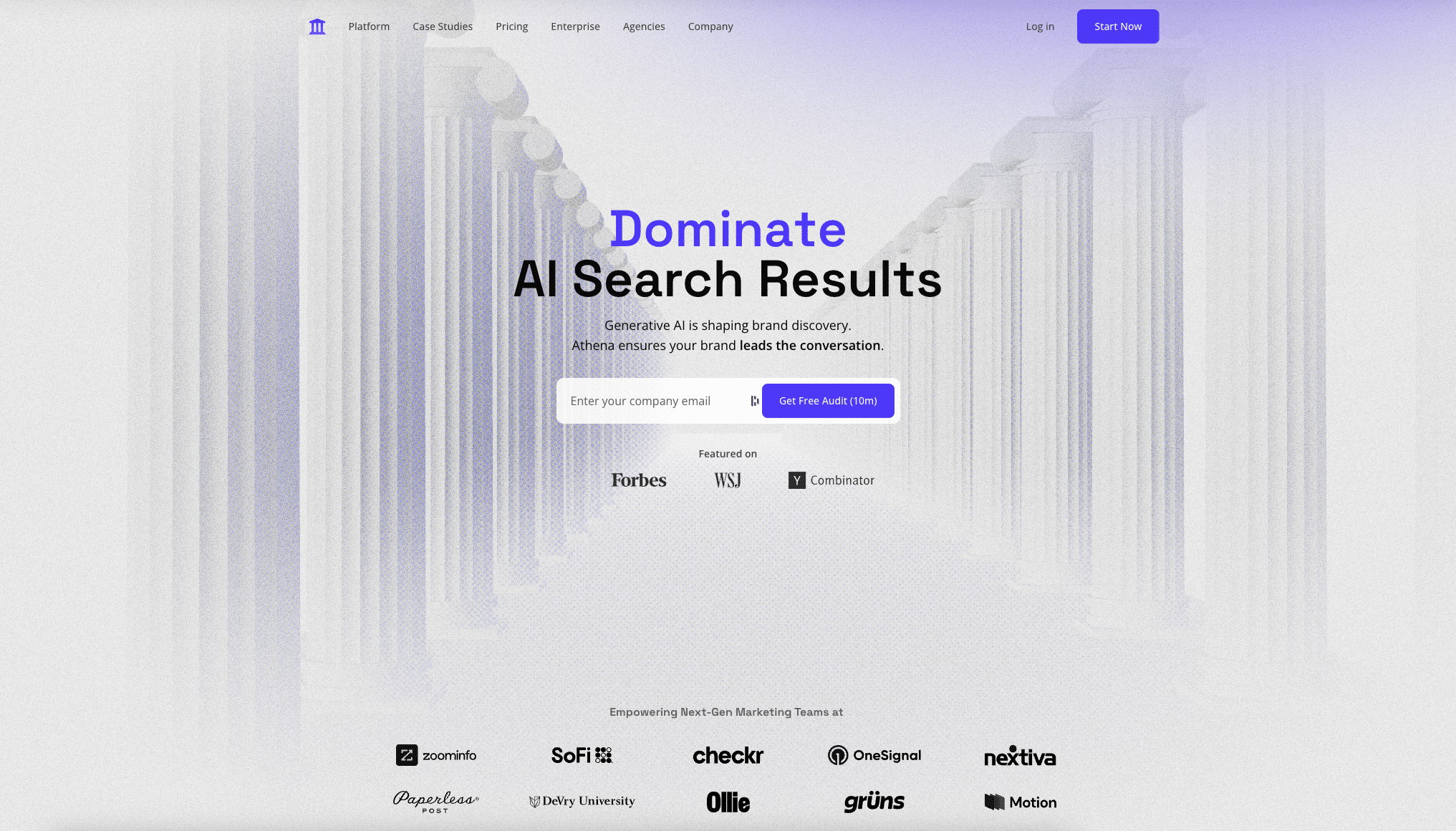 Athena HQ suivi visibilite chatgpt