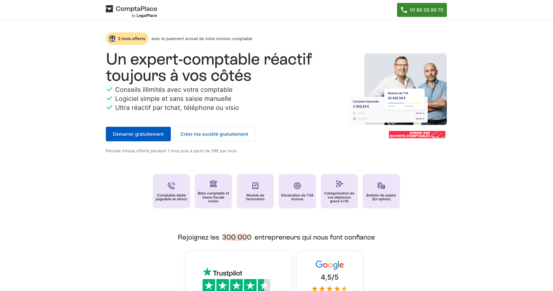 LegalPlace expert comptable en ligne comparatif LegalPlace expert comptable en ligne comparatif 2026