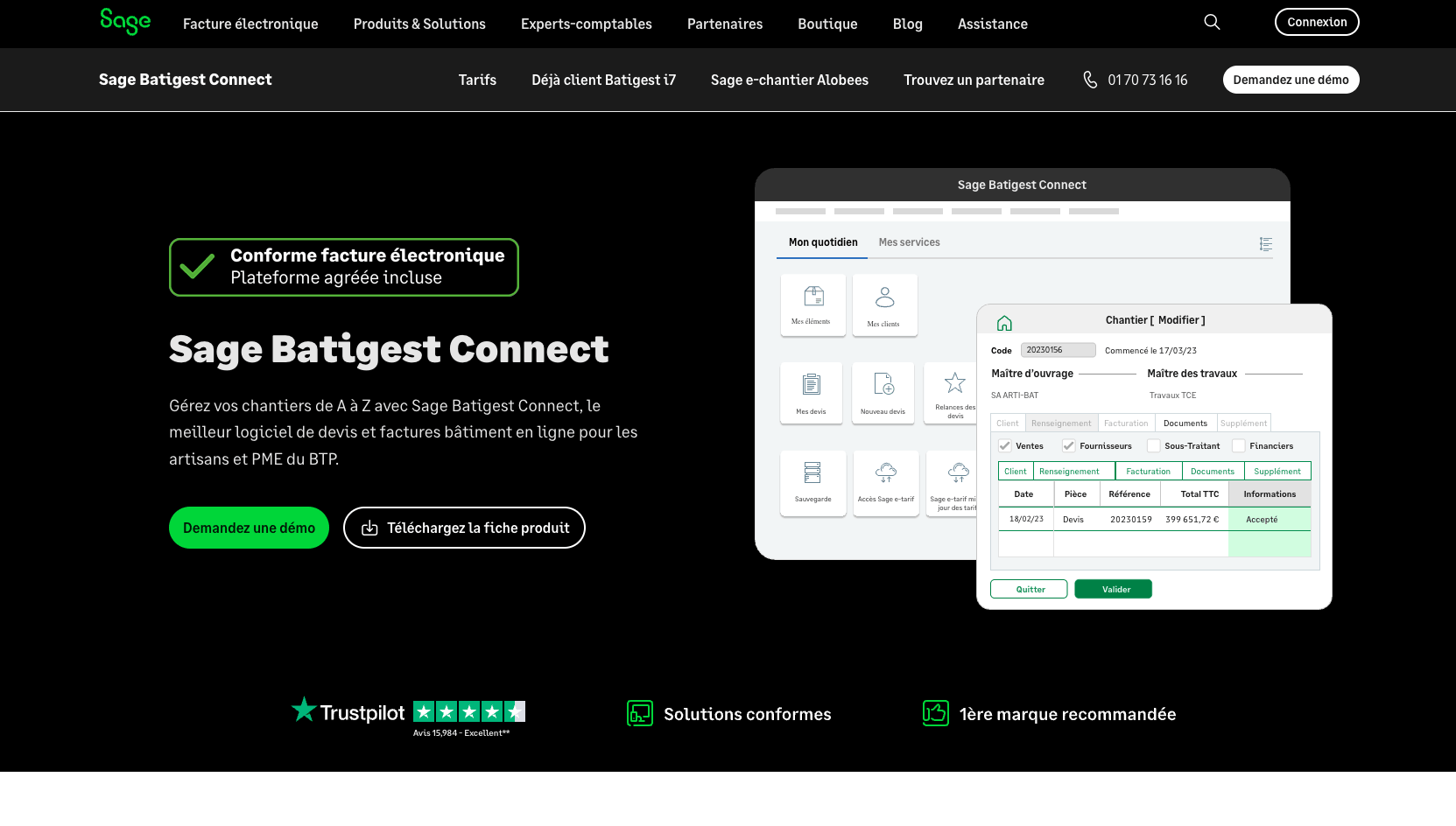 Sage Batigest comparatif des meilleurs ERP Sage Batigest comparatif des meilleurs ERP