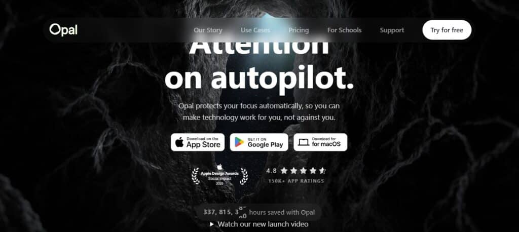 opal-application-temps-ecran