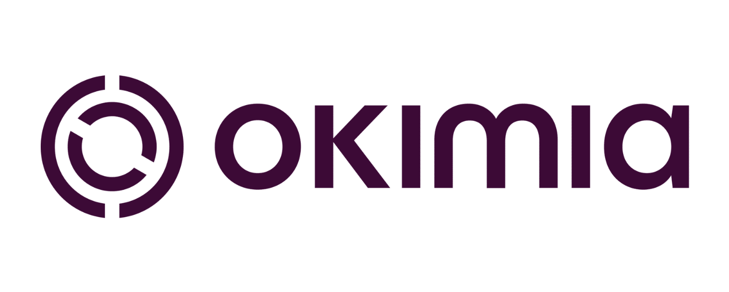 Okimia logo Okimia logo