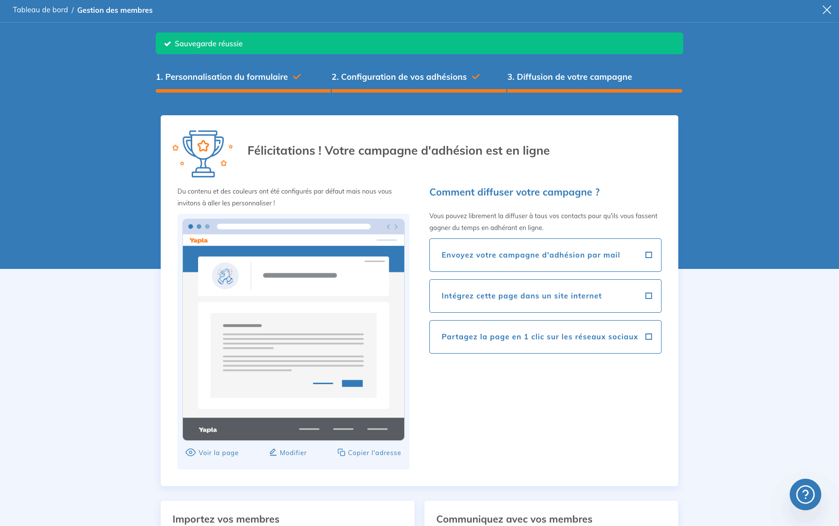 Yapla Gestion des adhésions Yapla Gestion des adhésions